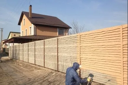 Cum să picteze pregătirea de beton de gard, proces, și producătorii (vopsele) Cum să picteze gard de beton de pregătire, proces și producătorii