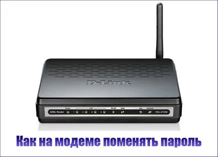 Cum se schimba parola de pe modem