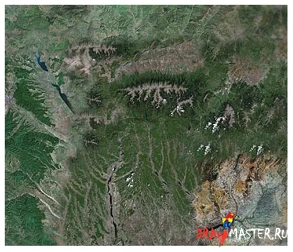 Cum să atragă Pământul (imaginea la dimensiune completă) Cum să atragă planeta pământ