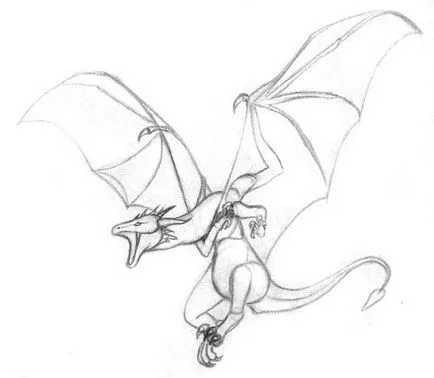Cum de a desena un pas cu pas dragon