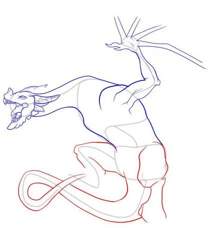 Cum de a desena un pas cu pas dragon