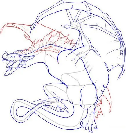 Cum de a desena un pas cu pas dragon