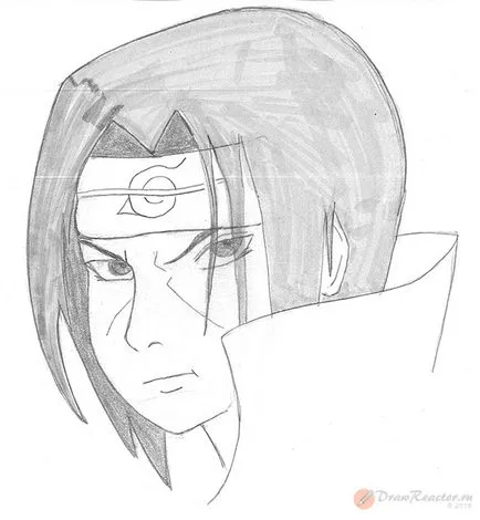 Cum de a desena Itachi - lecții de desen (Itachi) Cum de a desena Itachi - lectii de desen