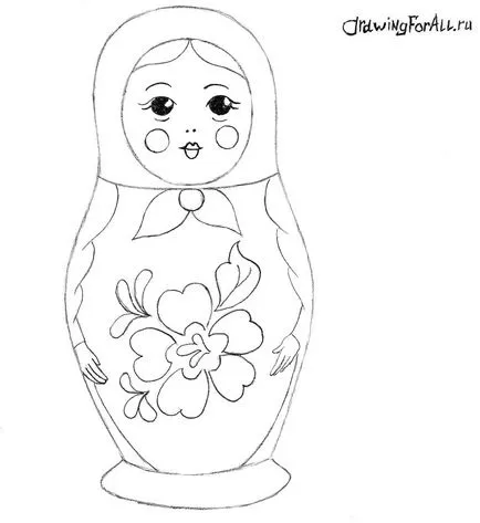 Cum de a desena un Matryoshka