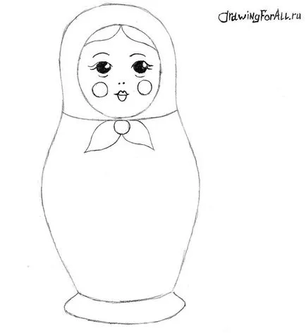 Cum de a desena un Matryoshka