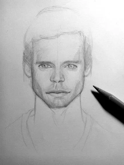 Cum de a desena un portret al unui om cu un tutorial pas cu pas creion pentru incepatori