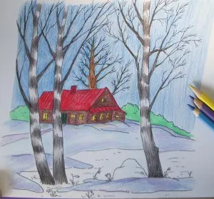 Cum de a desena primăvară, trage treptat în creion, copilul meu