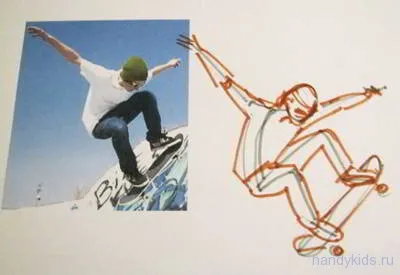 Cum de a desena un skateboarder în etape