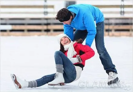 Cum să învețe să patineze - primele lecții la patinoar (patina) Cum să învețe să patineze - primele lecții la patinoarul