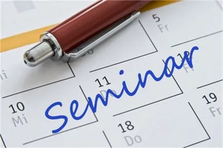 Cum de a organiza un seminar de instruire sau de la zero interesant
