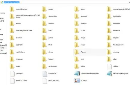 Pentru a transfera un fișier prin intermediul telefonului la un computer, ferestre de configurare a serverului și Linux