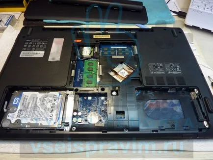 Cum se curata notebook acer sistem de răcire de praf, studio de reparații - toate corecte! (Praf) Cum se curata notebook acer sistem de răcire de praf, studio de reparații - toate corecte!