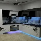 Ca bucătării pokleit tapet fotografie decor exemple