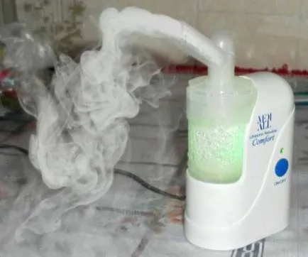 Cum se utilizează un inhalator pentru tuse și dureri în gât
