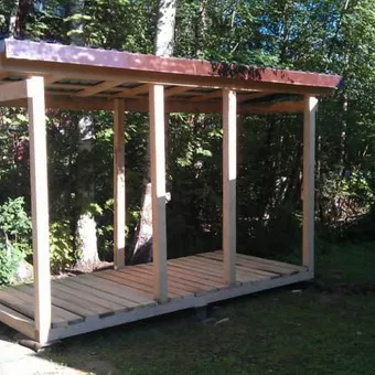 Cum de a construi un sopron în țară (pentru a construi) Cum de a construi un sopron la cabana