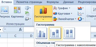 Cum de a construi o histogramă în Excel și de îmbinare cu grafic (click dreapta) Cum de a construi o histogramă în Excel și îmbinați-l cu programul