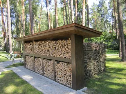 Cum de a construi un sopron la cabana (dacha) Cum de a construi un sopron la cabana