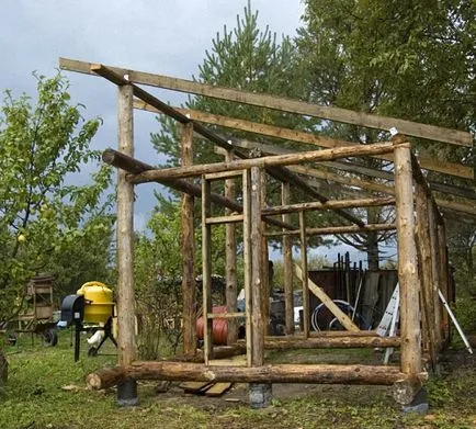 Cum de a construi un șopron cu mâinile lor (hambarul) Cum de a construi un șopron cu mâinile lor