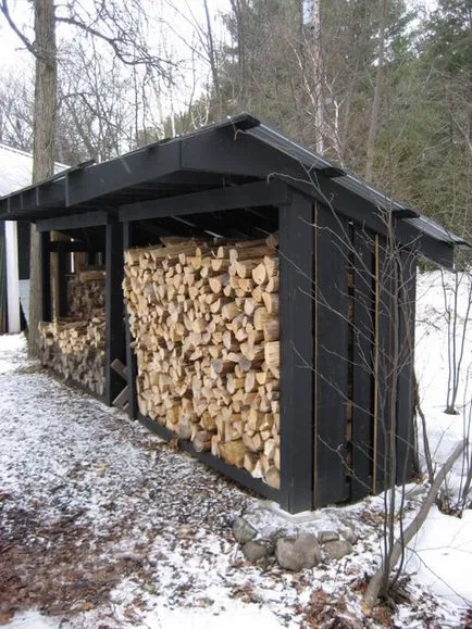 Cum de a construi un sopron la cabana (dacha) Cum de a construi un sopron la cabana