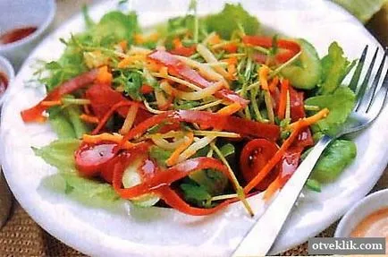 Cum se taie legume pentru o salata (frumos) Cum se taie legumele pentru salată