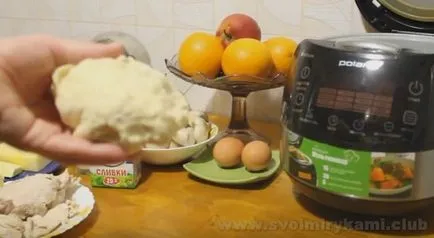 Cum de a găti o plăcintă cu carne de pui si ciuperci cu un pas cu pas fotografii reteta (tort) Cum de a găti o plăcintă cu carne de pui si ciuperci cu un pas cu pas reteta fotografii
