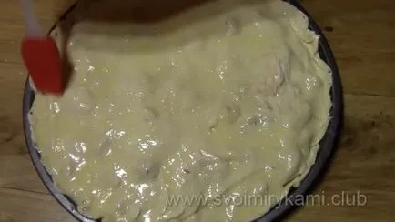 Cum de a găti un tort de foetaj cu carne de pui pe pas cu pas reteta si fotografie