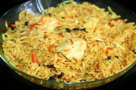Cum de a găti o delicioasă pilaf cu carne de pui