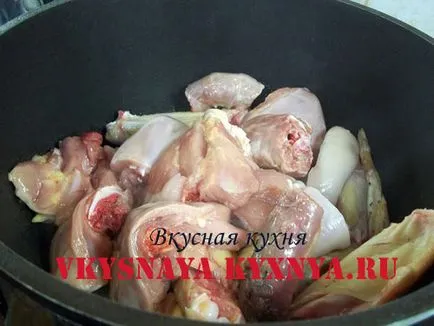 Cum de a găti tocană de pui