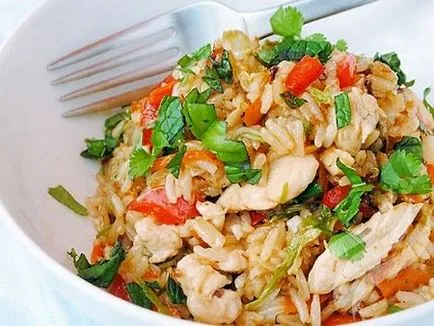 Cum de a găti o delicioasă pilaf cu carne de pui