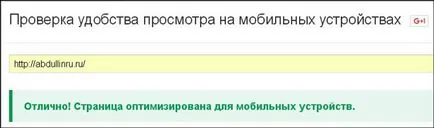 Cum de a verifica site-ul de pe dispozitive mobile, o listă de servicii (mobile) Cum de a verifica site-ul de pe dispozitive mobile, o listă de servicii
