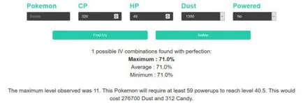 Pokemon pompat corect (parametrii ascunse Pokémon go) - pokemon du-te - total de joc