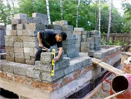 Proiecte de case din arbolita și de a construi cu propriile lor mâini