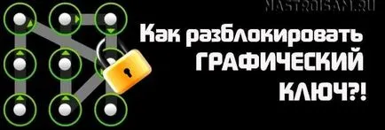 Cum de a debloca debloca Android, dacă l-am uitat, setarea echipamentului