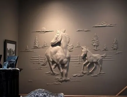 Cum sa faci un basorelief pe perete, cu mâinile lor (master-class) Cum sa faci un basorelief pe perete, cu mâinile