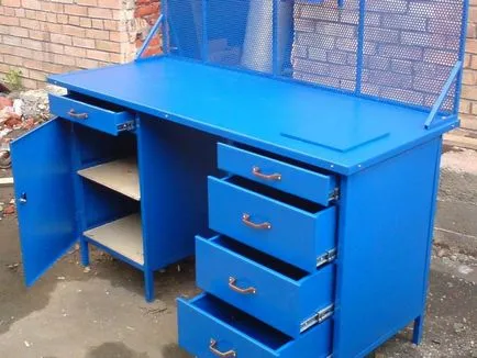 Cum sa faci un banc de lucru în garaj cu designul său mâinile oferă instrucțiuni pas cu pas, fotografii