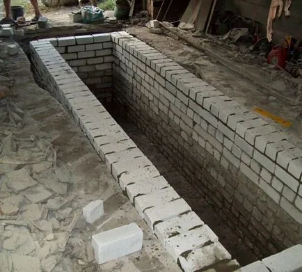 Cum de a face o gaură de vizualizare în garaj, construirea portal (care este de aproximativ) Cum de a face o gaură de vizualizare în garaj, portal de constructii