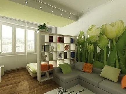 Cum se pot combina design-camera de zi și dormitor fotografii de interior camere combinate