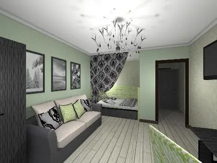 Cum se pot combina design-camera de zi și dormitor fotografii de interior camere combinate