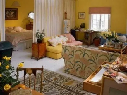 Cum se pot combina design-camera de zi și dormitor fotografii de interior camere combinate