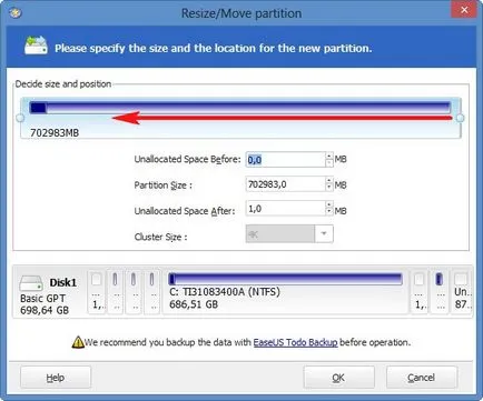 Cum de a crea un disc d pe un laptop - site-ul notebookremont! (EaseUS Partition Master) Cum de a crea un disc d pe un laptop - site-ul notebookremont!