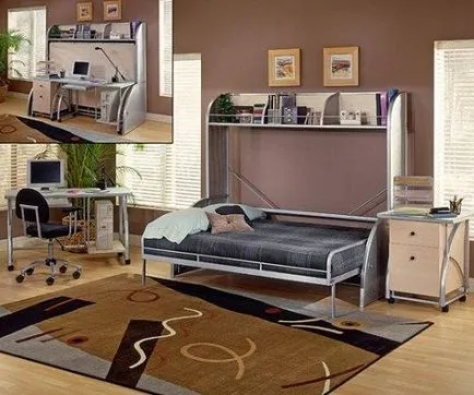Cum se pot combina design-camera de zi și dormitor fotografii de interior camere combinate