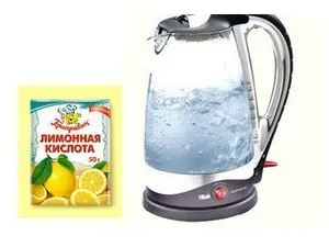 Cum să eliminați scară în fierbător purifica acid citric, oțet, bicarbonat de sodiu