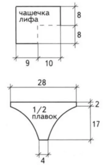 Cum de a lega spițe costume de baie, tricotate poveste (Swimsuit) Cum de a lega spițe costume de baie, tricotate poveste