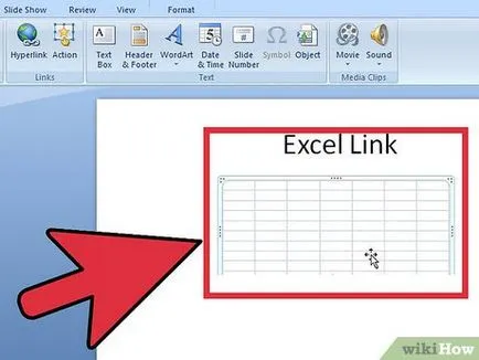 Cum de a lega obiectul de a excela powerpoint (cravată) Cum de a lega un obiect pentru a excela powerpoint