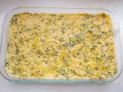 O caserola de cartofi simplu cu brânză