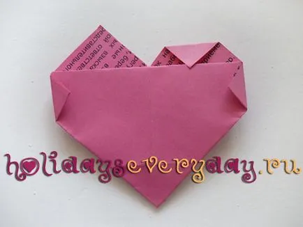 Easy Origami Heart (schema), în fiecare zi o sărbătoare