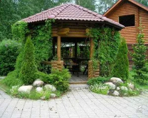 Cum de a decora foișor cu mâinile lor - idei, sfaturi, metode (decorare plus) Cum de a decora foișor cu mâinile lor - idei, sfaturi, tehnici