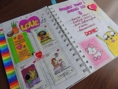 Cum de a decora un jurnal personal în interiorul și în afara clasei de master cu video