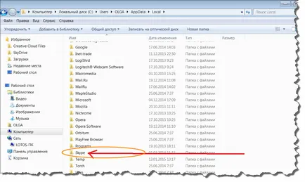 Cum de a elimina datele de conectare la Skype pentru a elimina de conectare prin intermediul Windows și programul în sine