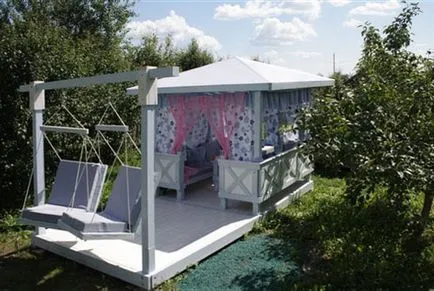 Cum de a decora chioșc în țară cu propriile mâini idei interesante și fotografii (pentru a decora) Cum de a decora chioșc în țară cu propriile mâini idei interesante și fotografii